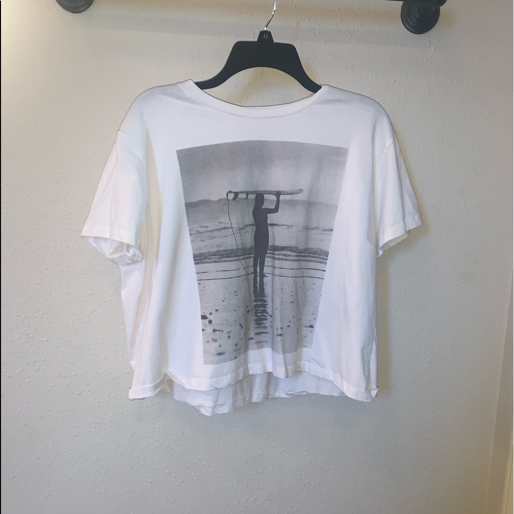 Surfer boxy cropped top